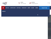 Tablet Screenshot of imsasia.com